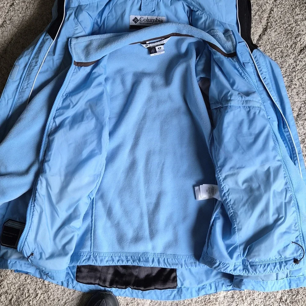 Columbia 3 In 1 Interchange Jacket Complete Women's Size M Blue - Picture 15 of 16
